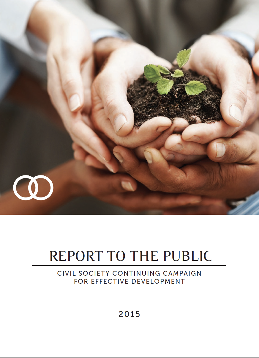 2015 Report to the Public: Civil Society Continuing Campaign for EDC